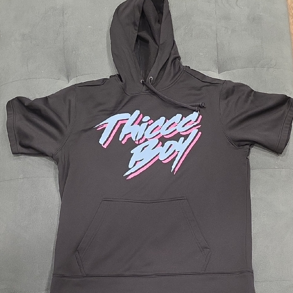 Black Graphic Hoodie